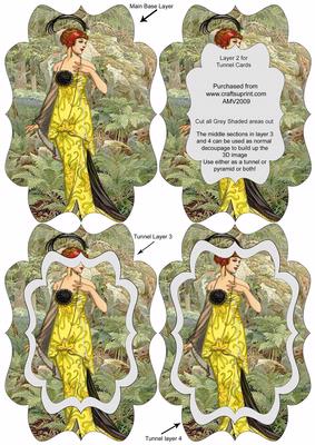 Elegant Lady 2 Fancy Bracket Tunnel Sheet