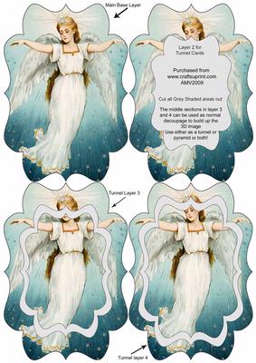 Halo Angel Fancy Bracket Tunnel Sheet