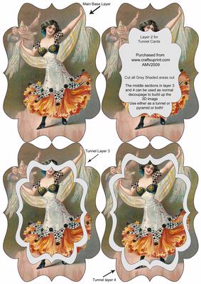 Carnival Lady2 Fancy Bracket Tunnel Sheet