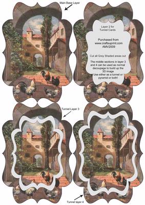 Old Spanish Archway Fancy Bracket Tunnel Sheet