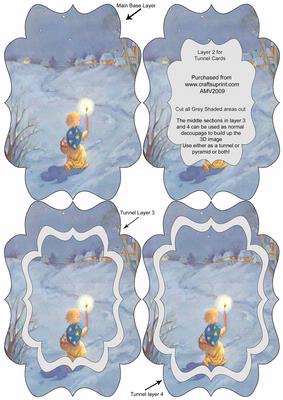 Travelling Angel Fancy Bracket Tunnel Sheet