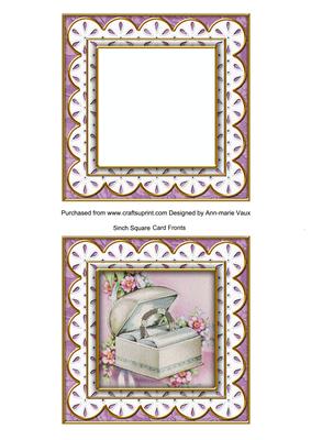 The Ring Box 5in Anglaise Shaker Frame Card Front