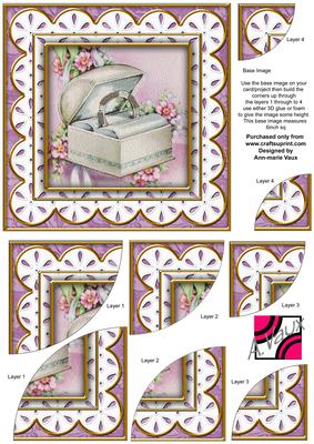 The Ring Box Anglaise 6in Duo Corner Stacker