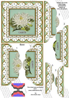 Oriental Lily Anglaise 5in Top and Bottom Scallop Stacker