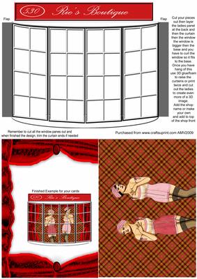 Corsetry Boutique Shop Window