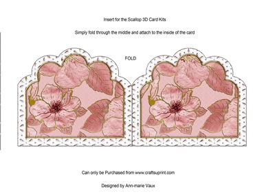 Blossom Church Anglaise2 Matching Card Insert