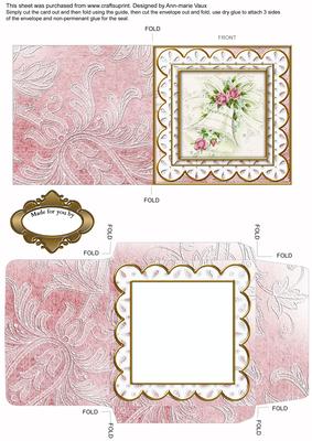 Wedding Bell Anglaise Midi Card and Envelope