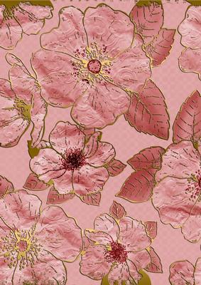 Blossom Church 1 Floral A4 Backing Paper