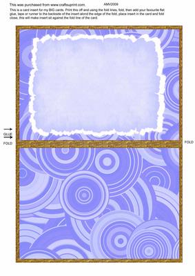 Christmas Angels Bell Ringing Big Card Insert