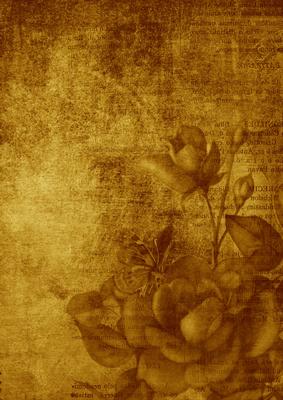 Vintage Tea Rose Gold A4 Backing Paper