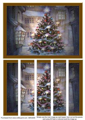 How My Christmas Tree Should Look Card Front and Panels