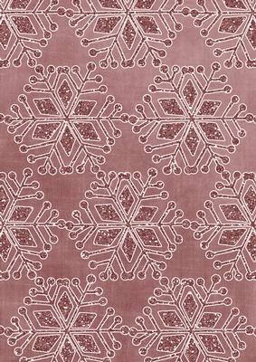 Snowflake 1 Linen Smokey Pink A4 Backing Paper