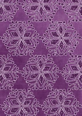 Snowflake 1 Linen Purple A4 Backing Paper