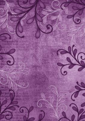 Swirl Edge Smokey Lilac Vintage Tea A4 Backing Paper