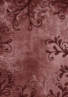 Swirl Edge Smokey Pink Vintage Tea A4 Backing Paper