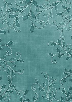 Smokey Teal Linen Swirls A4 Backing Paper