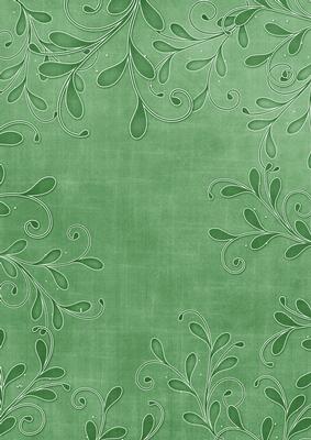 Mid Green Linen Swirls A4 Backing Paper
