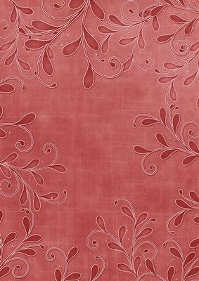Red Linen Swirls A4 Backing Paper