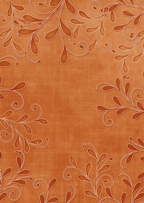 Burnt Orange Linen Swirls A4 Backing Paper