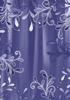 Blue Painted Swirls A4 Backing Paper