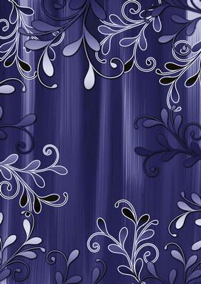 Deep Blue Painted Swirls A4 Backing Paper
