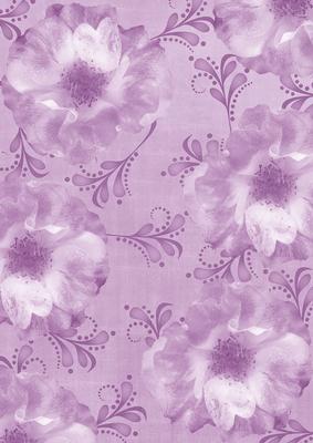 Blossom Swirl Smokey Lilac A4 Backing Paper