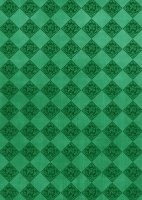 Green Daisy Check A4 Backing Paper
