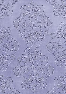 Blue Floral Embossed A4 Backing Paper