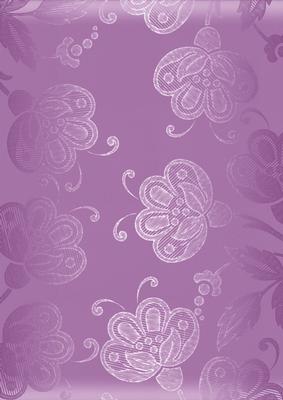 Lilac Satin Flowers A4 Backing Paper