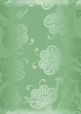 Mint Green Satin Flowers A4 Backing Paper
