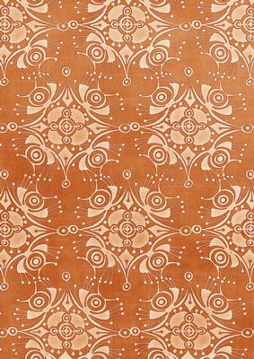 Burnt Orange Linen Snowflake A4 Backing Paper