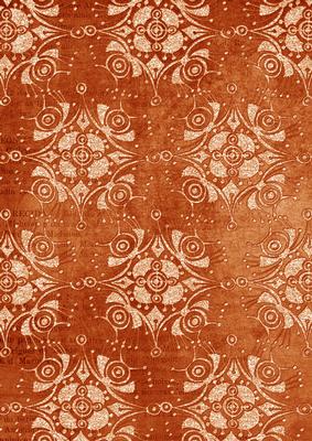 Christmas Snowflake Glitter Burnt Orange A4 Backing Paper