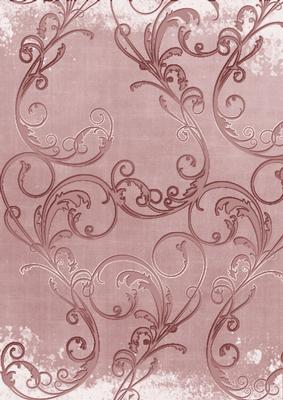 Dusky Pink Grunge Swirl A4 Backing Paper