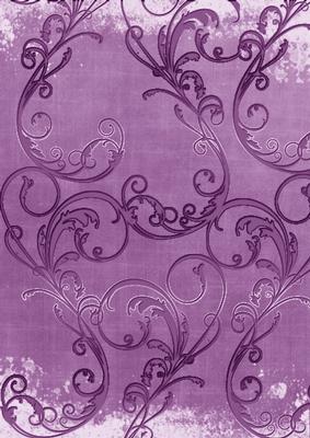 Purple Grunge Swirl A4 Backing Paper