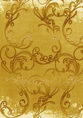 Gold Grunge Swirl A4 Backing Paper