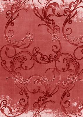 Red Grunge Swirl A4 Backing Paper