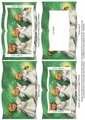 Christmas 3 Little Angels Book Sheet