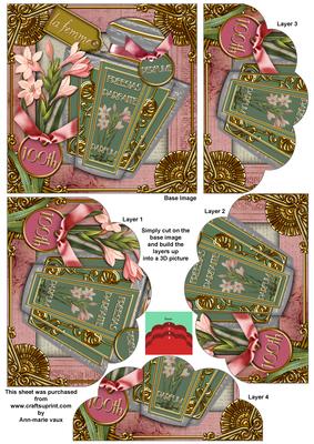 Freesia Perfume 100th Birthday 5in Scallop Bottom Stacker