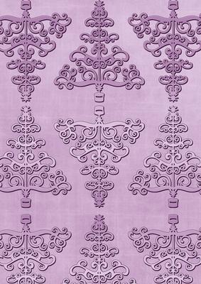 Lilac Metallic Christmas Trees A4 Backing Paper