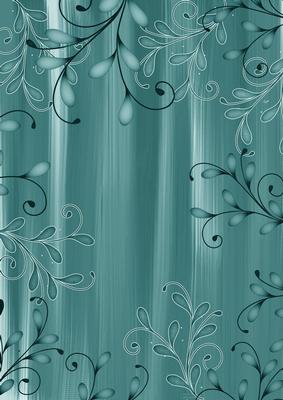 Dusky Teal Painted Swirl Edge A4 Backing Paper