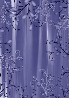 Blue Painted Swirl Edge A4 Backing Paper