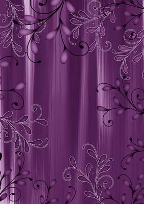 Purple Painted Swirl Edge A4 Backing Paper