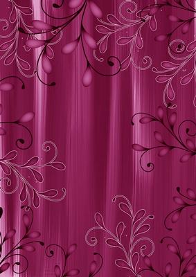 Cerise Painted Swirl Edge A4 Backing Paper