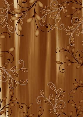 Vintage Tea Painted Swirl Edge A4 Backing Paper