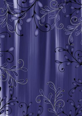Dark Blue Painted Swirl Edge A4 Backing Paper