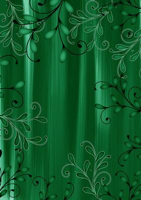 Dark Green Painted Swirl Edge A4 Backing Paper