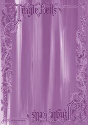 Lilac Painted Jingle Bells A4 Backing Paper