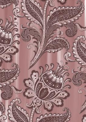 Dusky Pink Big Floral Painted Wallpaper A4 Backing Paper