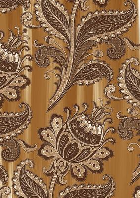 Vintage Tea Big Floral Painted Wallpaper A4 Backing Paper