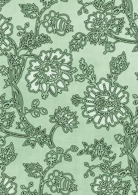 Mint Green Mini Floral Wallpaper A4 Backing Paper